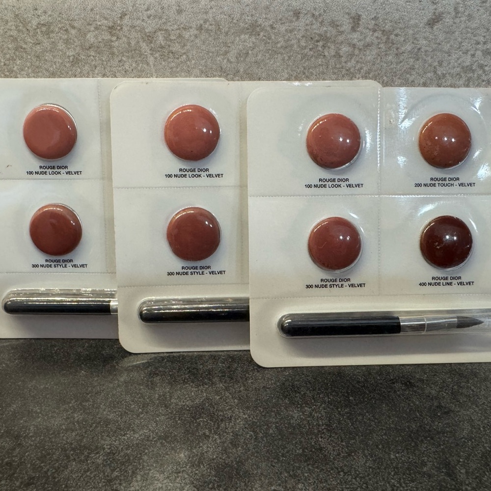 3-pk DIOROUGE Velvet Nude Sample Card with Applicator